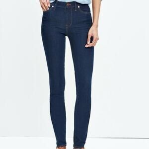 Madewell jeans Dark wash 9” High rise skinny size 27 Dressy casual skinny jeans